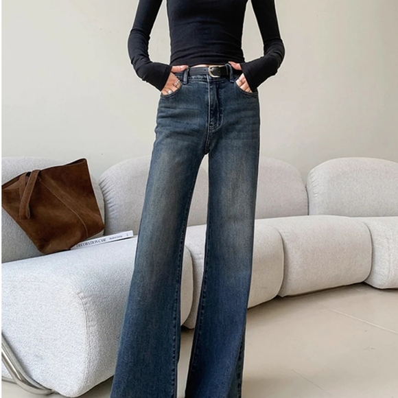 NWT Comense vintage wide leg denim size medium - Picture 4 of 10